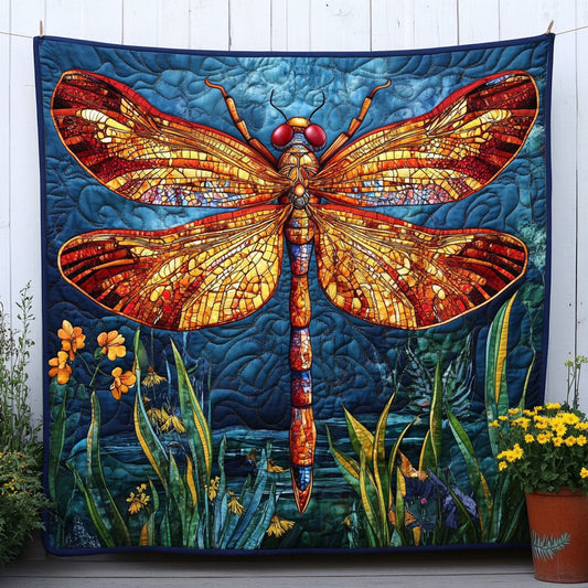 Stained Beauty Quilted Blanket NCU0NT7150