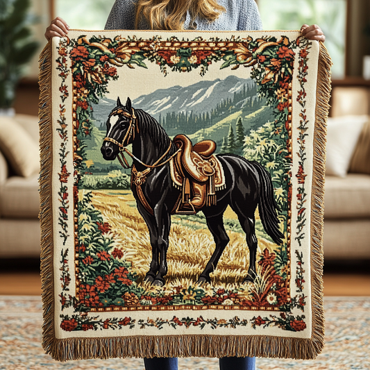Stallion Glory Woven Sofa Blanket NCU0VH3479