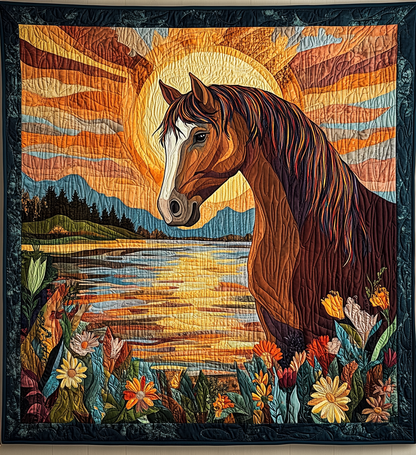 Stallion Grace Quilted Blanket NCU0DK1924