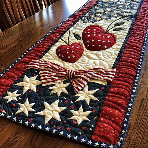 Star Bloom Quilted Table Runner NCU0DK8509