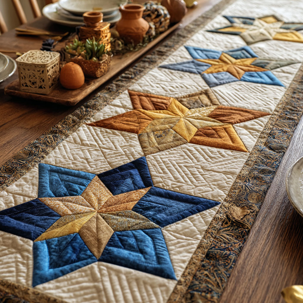 Star Covenant Quilted Table Runner NCU0NT12020