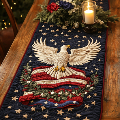 Star Eagle Quilted Table Runner NCU0VH5481