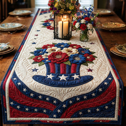Star Garden Quilted Table Runner NCU0NT12434