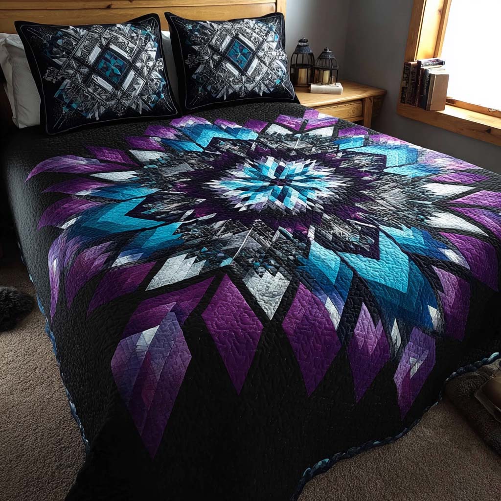 Star Haven 3-Piece Quilted Bedding Set NCU0NT11429