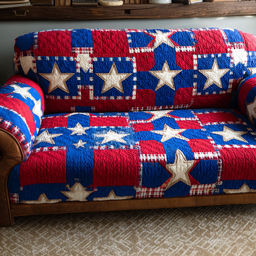 Star Meadow Quilted Sofa Cover NCU0TD2254