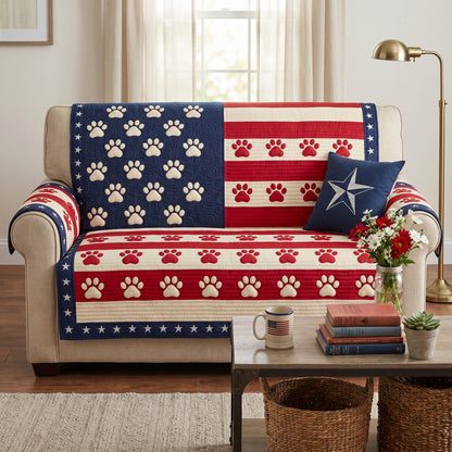Star Paws Quilted Sofa Cover NCU0TD2794