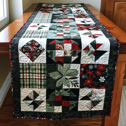 Star Sleigh Ride Quilted Table Runner NCU0PT1645