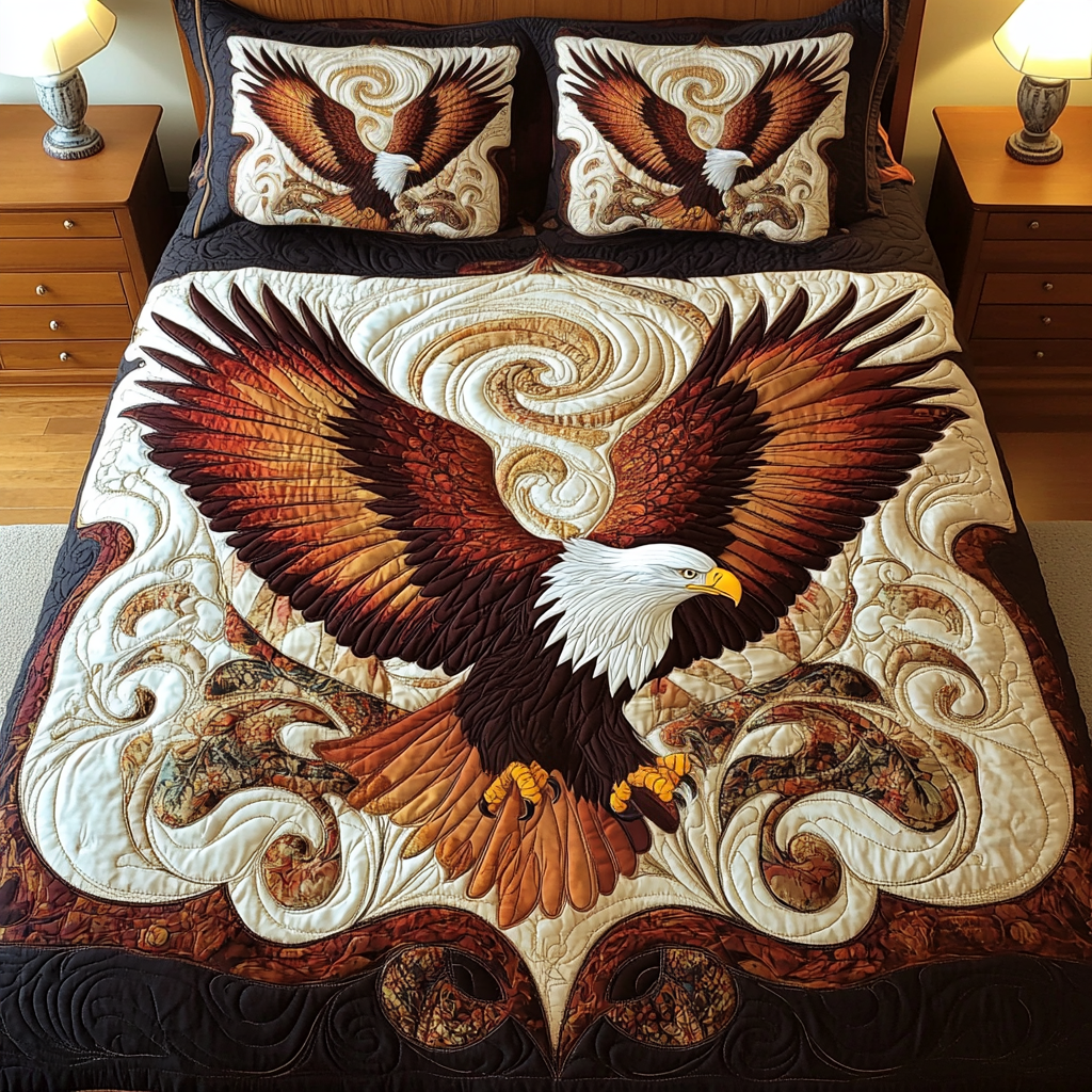 Star Soar 3-Piece Quilted Bedding Set NCU0VH1732