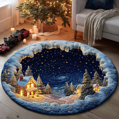 Star Tunnel Quilted Round Mat NCU0NT11249