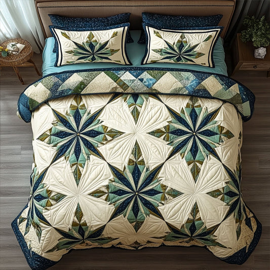 Star of Heritage 3-Piece Quilted Bedding Set NCU0PT6847