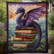 Arcane Library Dragon Quilted Door Banner NCU0DV1490