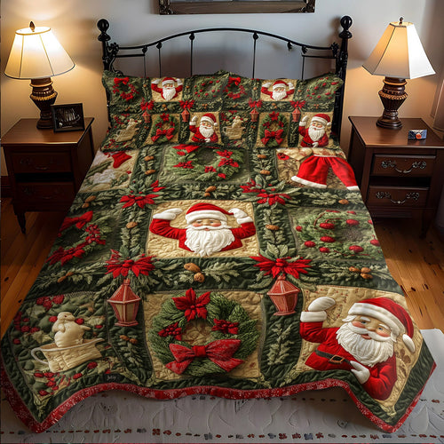 Starbright Christmas 3-Piece Quilted Bedding Set NCU0PT2120