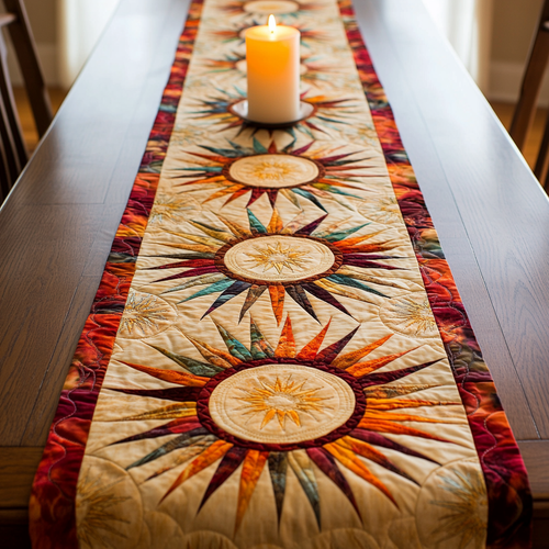 Starfire Path Quilted Table Runner NCU0VH5792