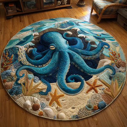 Starfish Guardian Quilted Round Mat NCU0TV401