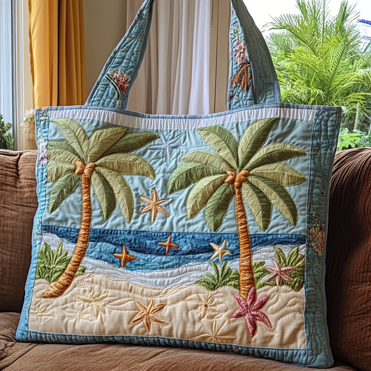 Starfish Shore Quilted Tote Bag NCU0VL2652