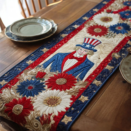 Starflower Celebration Quilted Table Runner NCU0PT11453