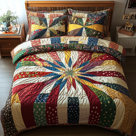 Starlight Dreams 3-Piece Quilted Bedding Set NCU0VH3699