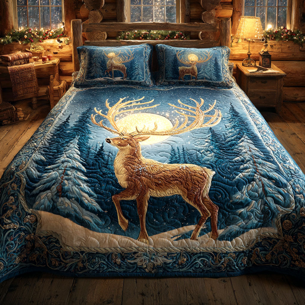 Starlight Forest 3-Piece Quilted Bedding Set NCU0TV1257
