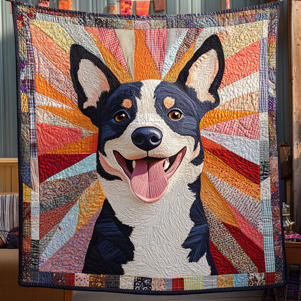 Starlight Heeler Quilted Blanket NCU0PT3353