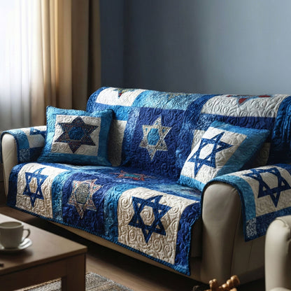 Starlight Quilted Sofa Cover NCU0NT12178