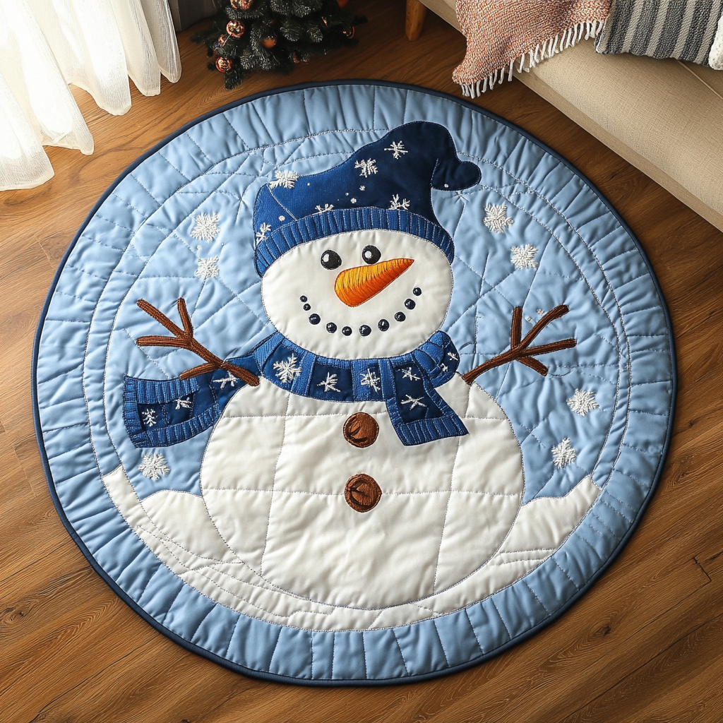 Starlight Serenade Quilted Round Mat NCU0DK1295