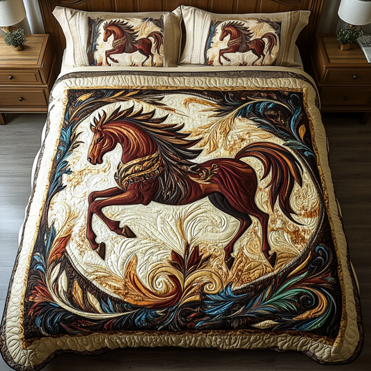 Starlight Spirit 3-Piece Quilted Bedding Set NCU0VH1815