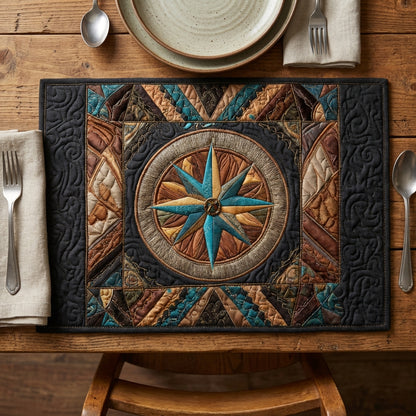 Starlit Feathers Quilted Place Mat NCU0TV1188