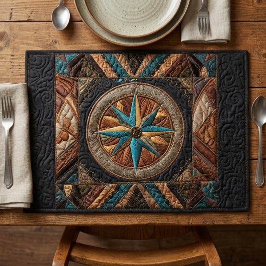 Starlit Feathers Quilted Place Mat NCU0TV1188