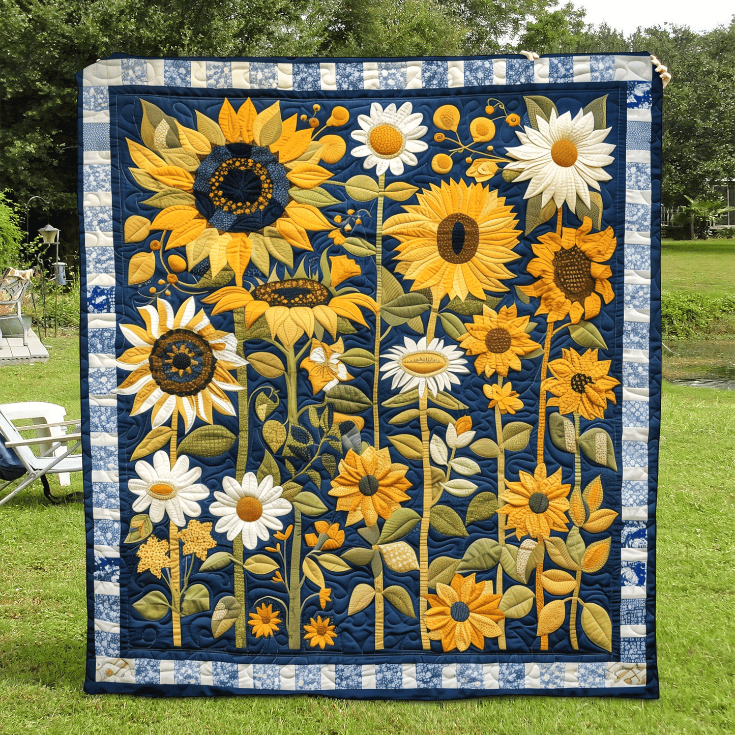 Starlit Garden Quilted Blanket NCU0TH1011