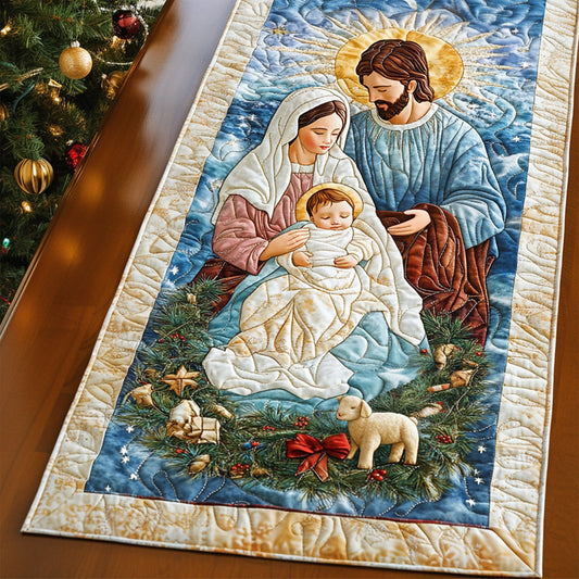 Starlit Birth Quilted Table Runner NCU0PT1318