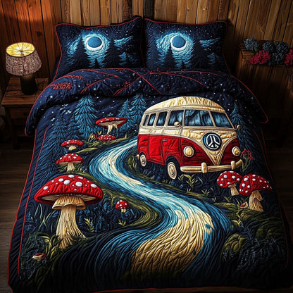 Starlit Camper Trails 3-Piece Quilted Bedding Set NCU0PT4037