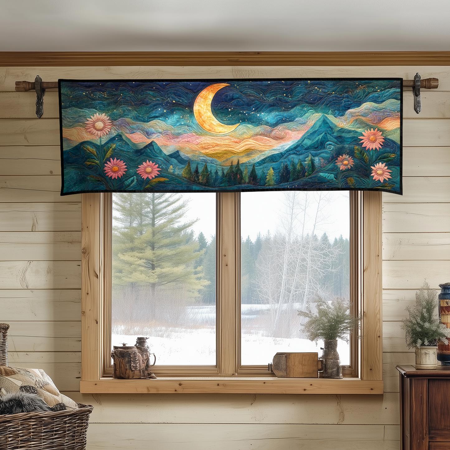 Starlit Dreams Quilted Valance NCU0DK5128