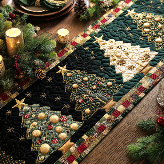 Starlit Grove Quilted Table Runner NCU0TV253