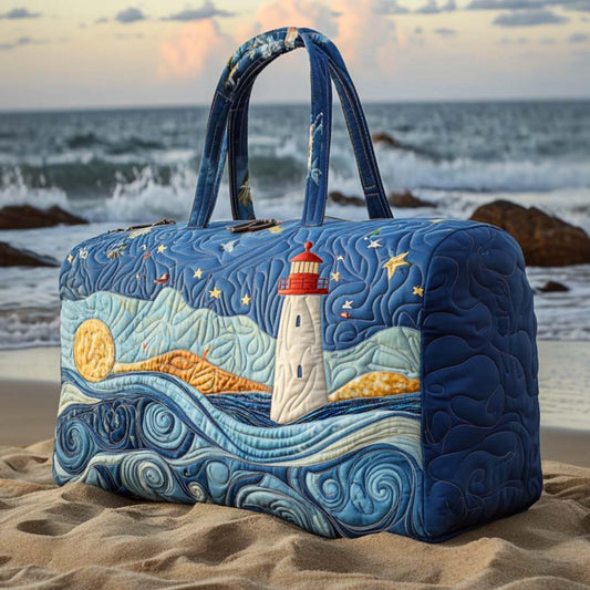 Starlit Harbor Quilted Duffle Bag NCU0NT9679