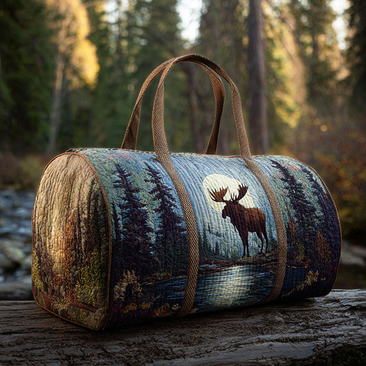 Starlit Moose Quilted Duffle Bag NCU0PT9001