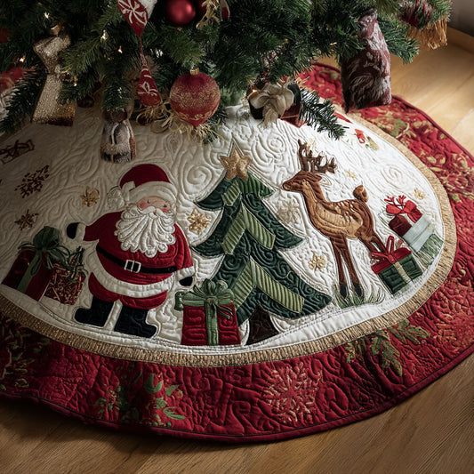 Starlit Noel Christmas Quilted Tree Skirt NCU0PT10085