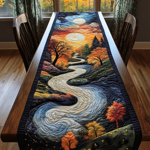 Starlit Path Quilted Table Runner NCU0DK4212
