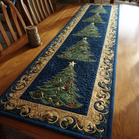 Starlit Pines Quilted Table Runner NCU0TV241