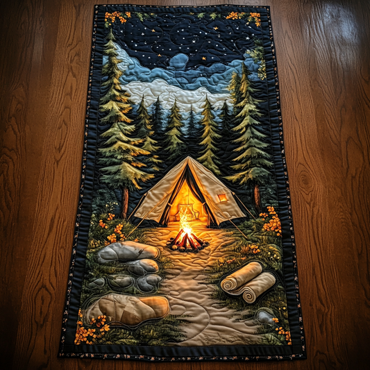 Starlit Retreat Quilted Table Runner NCU0DK6273
