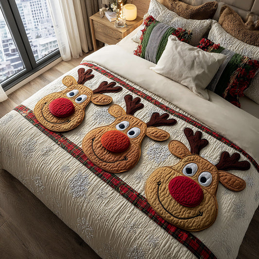 Starlit Stag Quilted Bed Runner NCU0DV7614