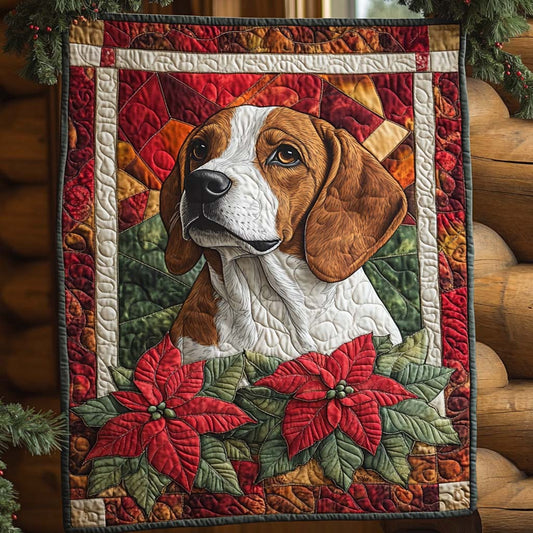 Starry Beagle Noel Quilted Blanket NCU0XD633