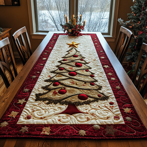 Starry Branch Quilted Table Runner NCU0DK10033