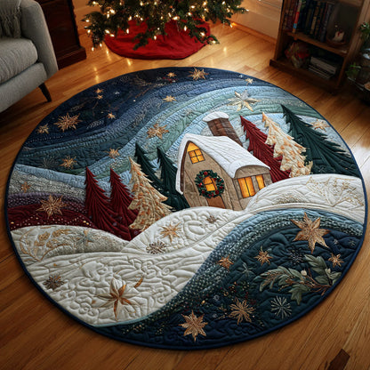 Starry Cabin Quilted Round Mat NCU0TV332