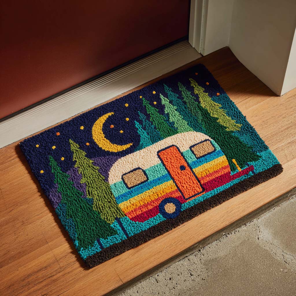 Starry Camper Doormat NCU0NT10334