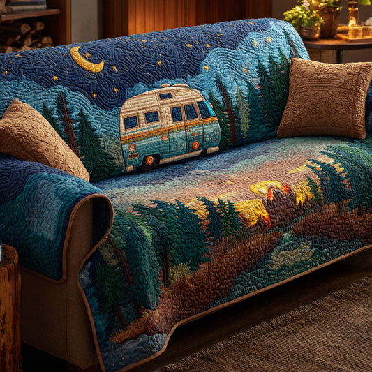 Starry Campfire Quilted Sofa Cover NCU0TV1396