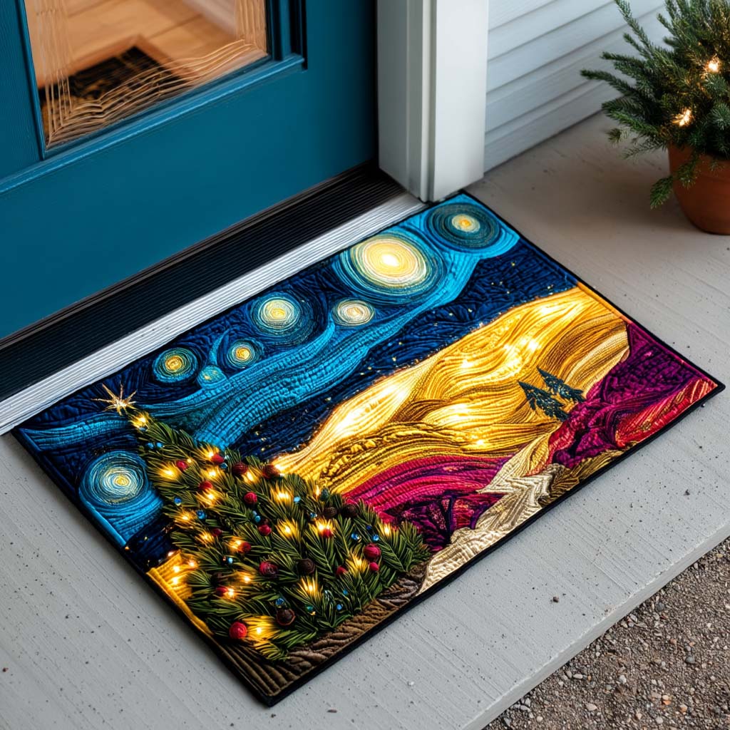 Starry Christmas Doormat NCU0NT10783