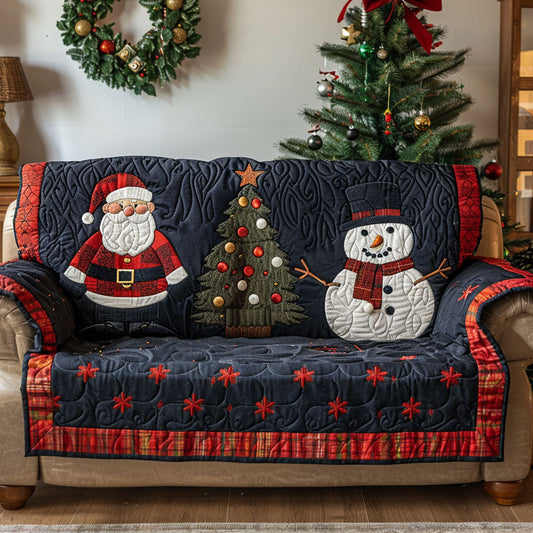 Starry Christmas Eve Quilted Sofa Cover NCU0TV799