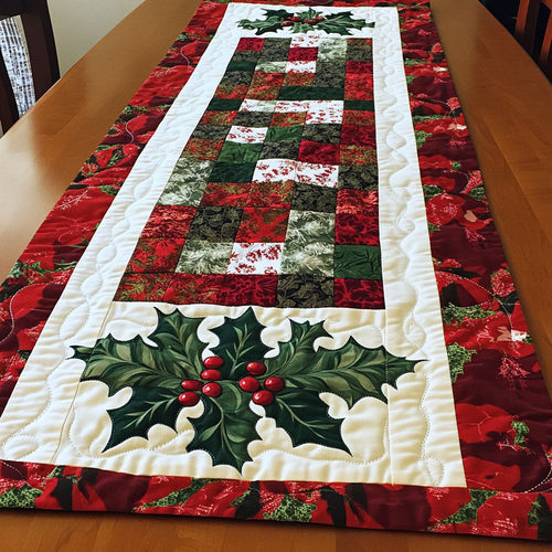 Starry Christmas Quilted Table Runner NCU0PT1833