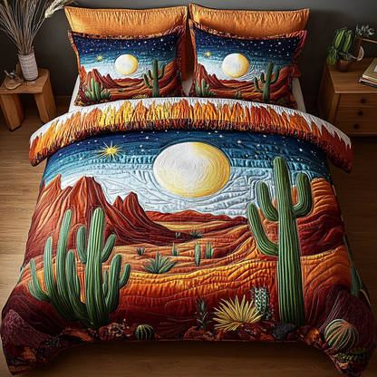 Starry Desert 3-Piece Quilted Bedding Set NCU0VL2108
