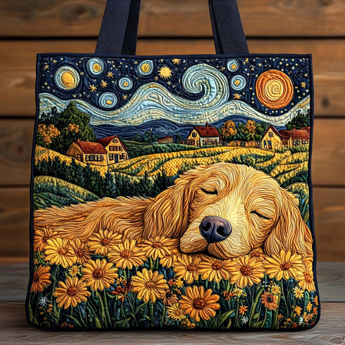 Starry Field Dreams Quilted Tote Bag NCU0XD1185